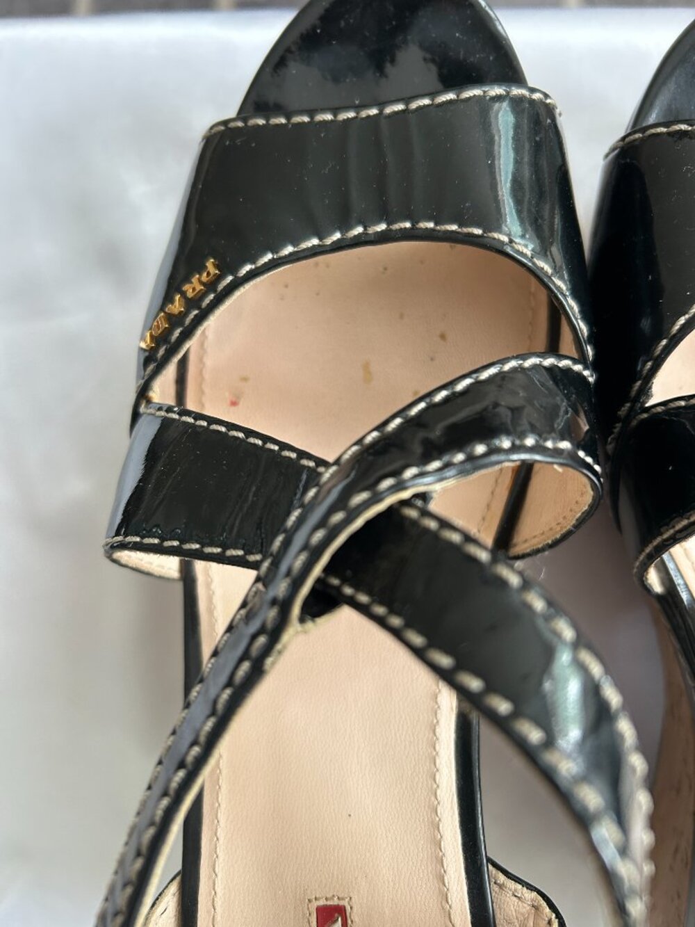 Vintage Prada Cork Platform Sandals – Size 40 – Like New - Picture 9 of 10